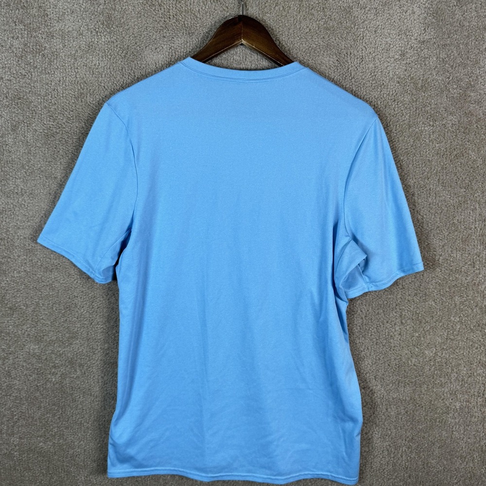Patagonia Capilene Daily Baselayer Shirt‎ Mens Medium Blue Logo Short Sleeve - Picture 8 of 9
